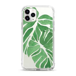 OTM Essentials Apple iPhone 11 Pro/X/XS Tough Edge Florals & Nature Clear Case - Palm Leaves