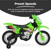 Best Choice Products 6V Kids Electric Battery Powered Ride On Motorcycle w/ Training Wheels, Lights, Music - 3 of 4