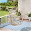 VisioGear Egg Chairs, Patio Egg Chair, Outdoor Garden Egg Swing Chair Hanging Chair for Bedroom Living Room, Gray, 28.70"*28.5"*55.6" - 4 of 4