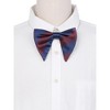 INSPIRE CHIC Men's Pre-tied Striped Adjustable Bow Tie - 4 of 4