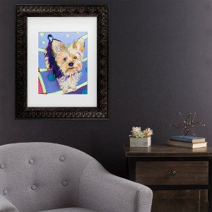 Trademark Fine Art Pat Saunders-White Claire Matted Framed Art - 1 of 4
