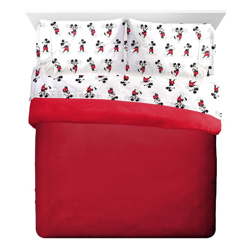 Saturday Park Disney Mickey Mouse Classic 100% Organic Cotton Bed Set, 4 of 10