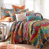Amelie Solid Quilted Euro Sham - 2pk - Levtex Home - 3 of 3