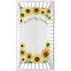 Sweet Jojo Designs Girl Photo Op Fitted Crib Sheet Sunflower Yellow Green and Taupe - 2 of 4
