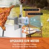 VEVOR Rotisserie Grill with Windscreen, BBQ Whole Pig Lamb Goat Charcoal Spit Grill, 35 Inch 90 Lbs Capacity, Silver - 3 of 4