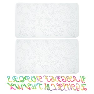 Unique Bargains Craft Activity Kits Large Alphabet Resin Mould with Hole - 1 of 4