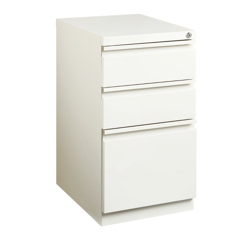 Hirsh 20 Deep Mobile Pedestal File Cabinet 3 Drawer Box-Box-File