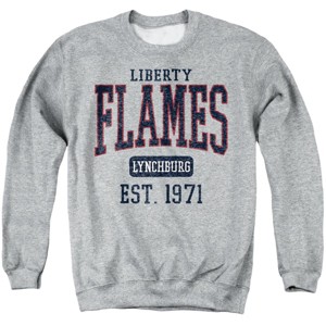 Men's Liberty University Est. Date Crewneck Sweatshirt - 1 of 4