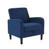 Hyleory Corduroy Upholstered Armchair with Hidden Storage, Modern Lounge Accent Chair - 2 of 4
