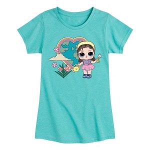 Girls' - LOL Surprise! - Grow Grrrl Hearts the Earth Fitted Short Sleeve Graphic T-Shirt - 1 of 4