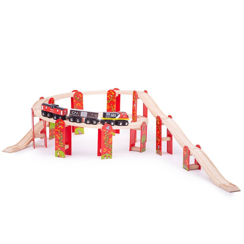 Bigjigs Rail High Level Track Expansion Pack, 1 of 7