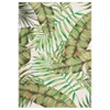 Green Washable Rug for Living Room Tropical Plant Throw Rug - 4 of 4