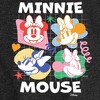 Girls' - Disney - Minnie Mouse Multicolored Grid Fitted Short Sleeve Graphic T-Shirt - 2 of 4