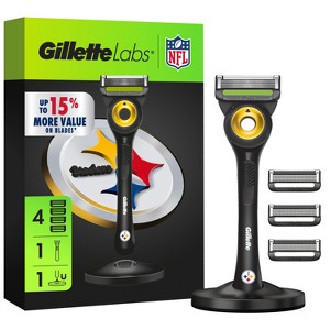 Gillette Labs NFL Razors - Steelers - 4pk - 1 of 4