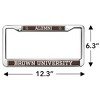 Brown University Alumni Logo Full Size Standard License Plate Metal Frame - 4 of 4
