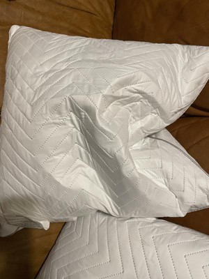 Peace Nest 2-pack Feather Throw Pillow Inserts Ultrasonic Quilting, Brown,  18x18 : Target