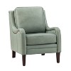 Regina 27.56 Wide Genuine Leather Armchair with Removable Cushions and English Arms| ART OF LIVING DESIGNS - 2 of 4