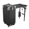 Byootique Aluminum Rolling Nail Table with 4 pcs Replacement Wheels Portable - 2 of 4