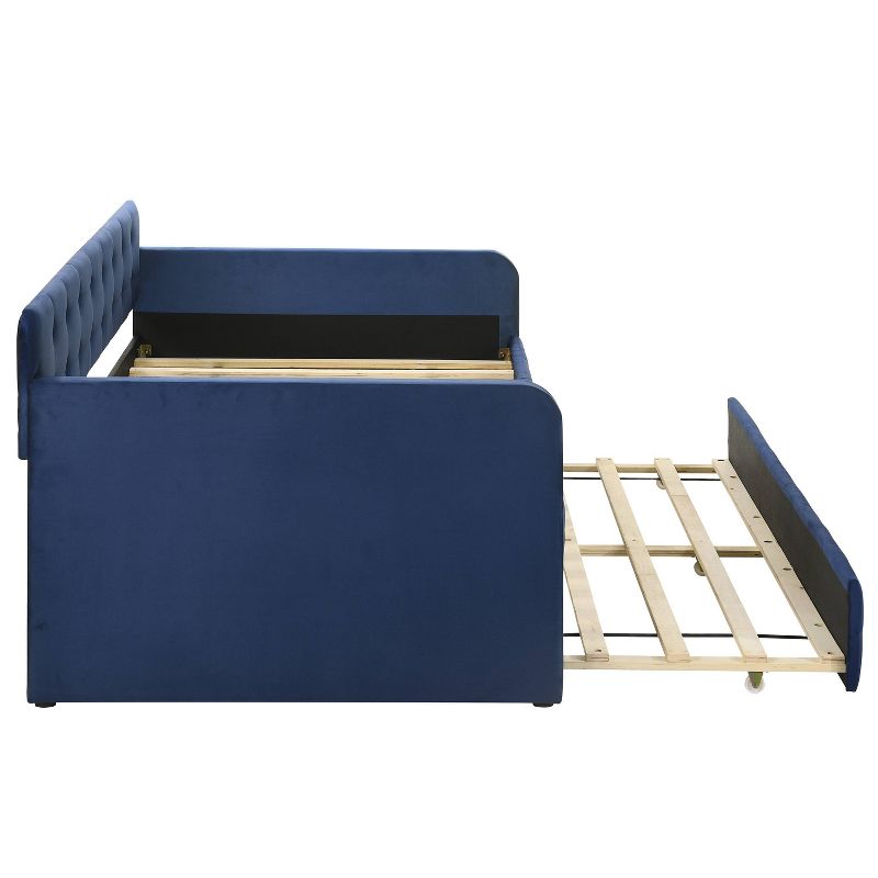 Twin Elyria Modern Upholstered Tufted Kids' Daybed - miBasics, 6 of 9