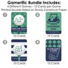 Big Dot of Happiness Par-Tee Time - Golf - 4 Birthday or Retirement Party Games - 10 Cards Each - Gamerific Bundle - 3 of 4