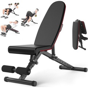 COZONY Adjustable Weight Bench 900Lbs Capacity with 8 Backrest & 3 Seat Positions, Foldable Workout Bench for Home Gym - 1 of 4