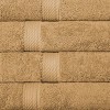 Luxury Cotton Heavyweight Ultra-Plush Hand Towel Set of 4 by Blue Nile Mills - 3 of 4