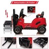 Remote-Control 12V Forklift Ride-On Truck w/ Lifting Fork & Pallet - Electric Construction Car for Toddlers/Kids - 4 of 4