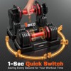 GIKPAL 5 in 1 Adjustable Dumbbells, Adjustable Free Weights Plates and Rack - Adjust Hand Weights for Home Gym Full Body Workout Fitness - 4 of 4