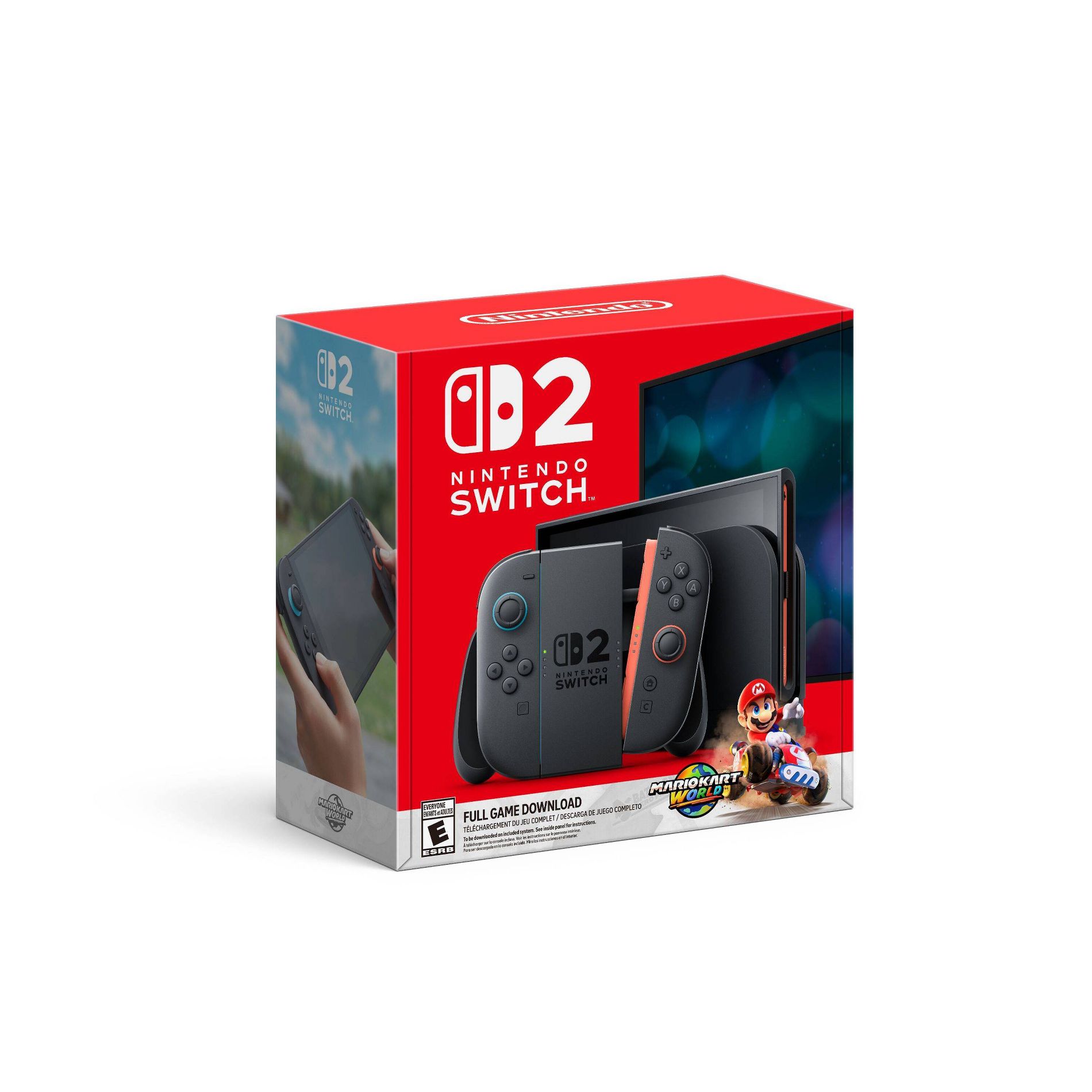 Nintendo Switch 2 Console + Mario Kart World Bundle (Digital Download in Console)