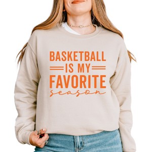 Simply Sage Market Basketball Is My Favorite Season Sweatshirt - 1 of 4