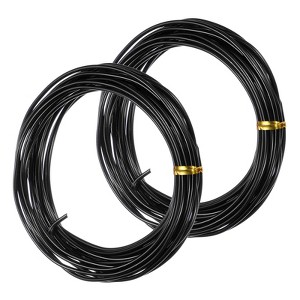 Unique Bargains Aluminum Flexible Anti-rust Bonsai Training Wire 2 Rolls - 1 of 3