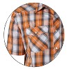 Gioberti Men's Western Cowboy Short Sleeve Shirt with Snap Buttons - 4 of 4