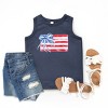 The Juniper Shop Watercolor Flag Coquette Youth Tank Top - 3 of 4