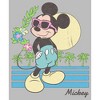 Men's Mickey & Friends Retro Tropical Vacation Pull Over Hoodie - 2 of 4