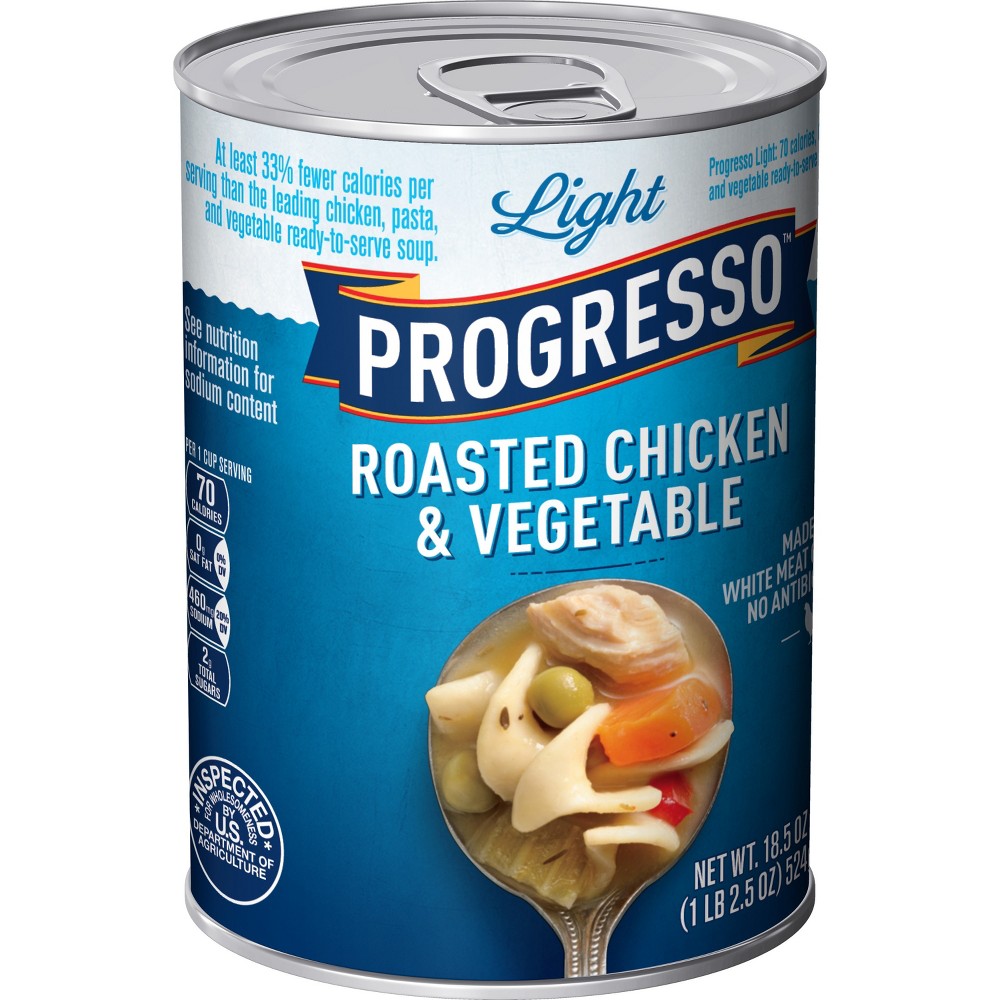 UPC 041196415070 product image for Progresso Light Roasted Chicken & Vegetable Soup - 18.5oz | upcitemdb.com