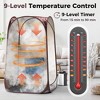 Tangkula Portable Home Sauna Full Body Steam Sauna Tent w/ 3L Steam Generator - 4 of 4