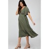Pinkblush Olive Smocked Ruffle Maternity Dress - 2 of 3