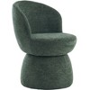 YOUNIKE Boucle Fabric Swivel Accent Chair Modern Upholstered Barrel Chair 22" Wide Living Room Chair Single Sofa Chair - 4 of 4
