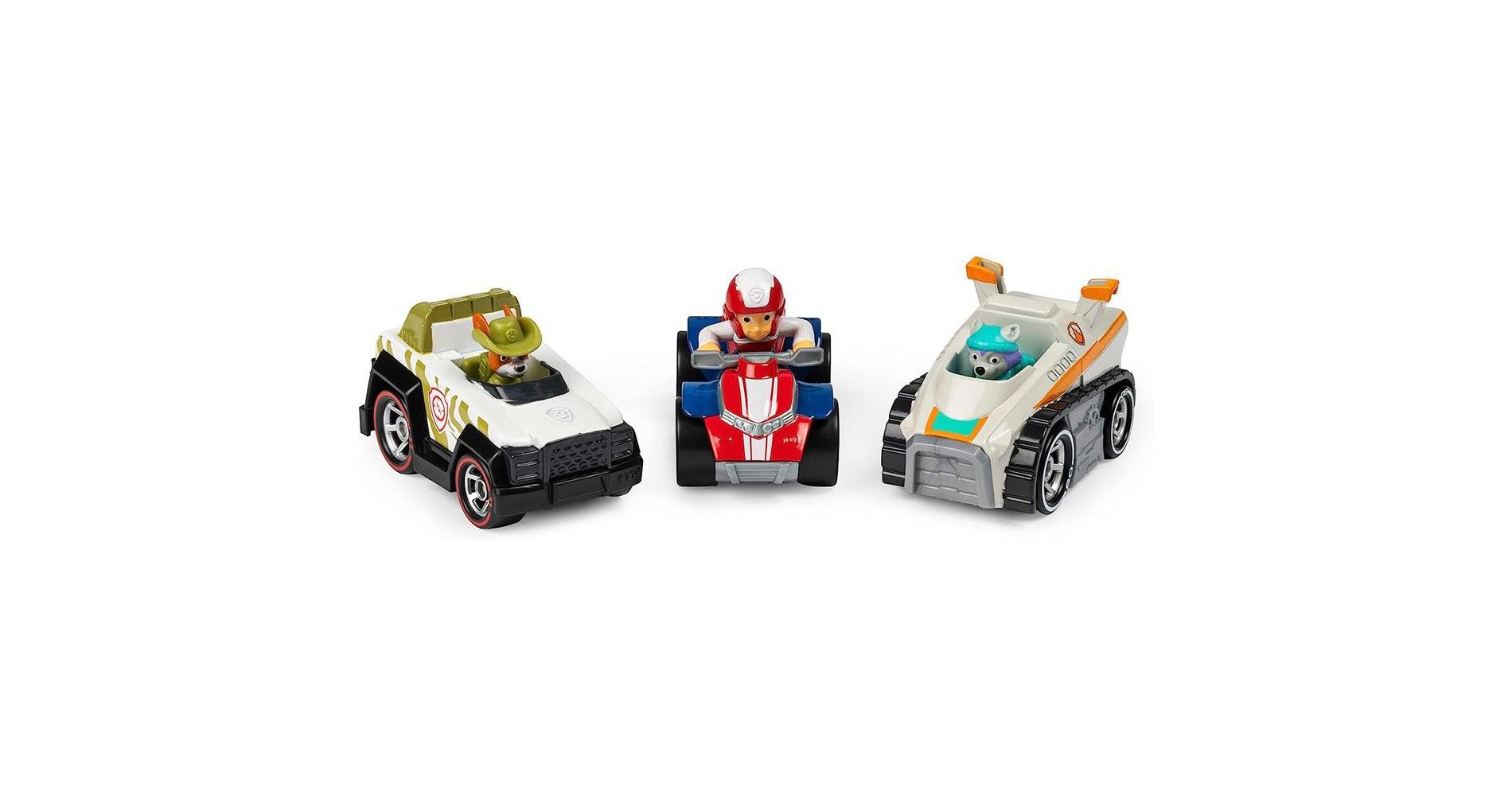 Paw Patrol, True Metal Classic Pack of 3 Collectible Die-Cast Vehicles, 1:55 Scale