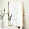 Rectangular Metal Framed Pivoted Bathroom Wall Vanity Mirro - 2 of 4