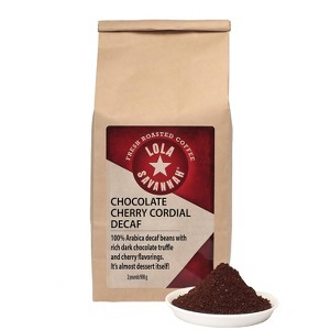 Lola Savannah Chocolate Cherry Cordial Ground Decaf Coffee - 32oz - 1 of 4