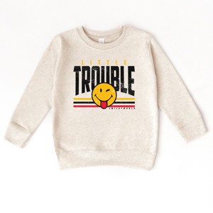 The Juniper Shop SmileyWorld Little Trouble Toddler Sweatshirt - 1 of 4
