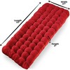 Zone Tech Camping Cot Pads Mattress - Red Premium Quality Outdoor Comfortable Thicker Cotton Lightweight Waterproof Bottom Pad Mattress - 4 of 4