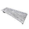 Cast Aluminum Decorative Downspout Gutter Splash Block White USA Patriotic Flag - Oakland Living - 4 of 4