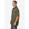 KingSize Men's Big & Tall Colorblock Camp Shirt - 4 of 4