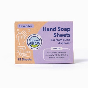 Brave Planet Foaming Handsoap Refill Sheets - Lavender or Fragrance-Free - 1 of 4