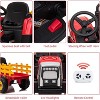 Red 24V 2 Seater UTV Ride On Toy For Kids Ages 3 To 8 With Parental Remote Control 17 Inch Large Tires LED Lights And Music Red - 2 of 4