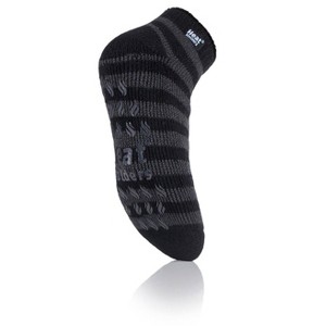 Men's Stripe Ankle Slipper Socks - 1 of 1