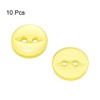 Unique Bargains Round Resin 2-Hole Fish Eye Craft Replacement Sewing Button 10 Pcs - 3 of 4