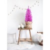 Perfect Holiday Pink Tabletop Christmas Tree with Stand Tree - 2 of 4